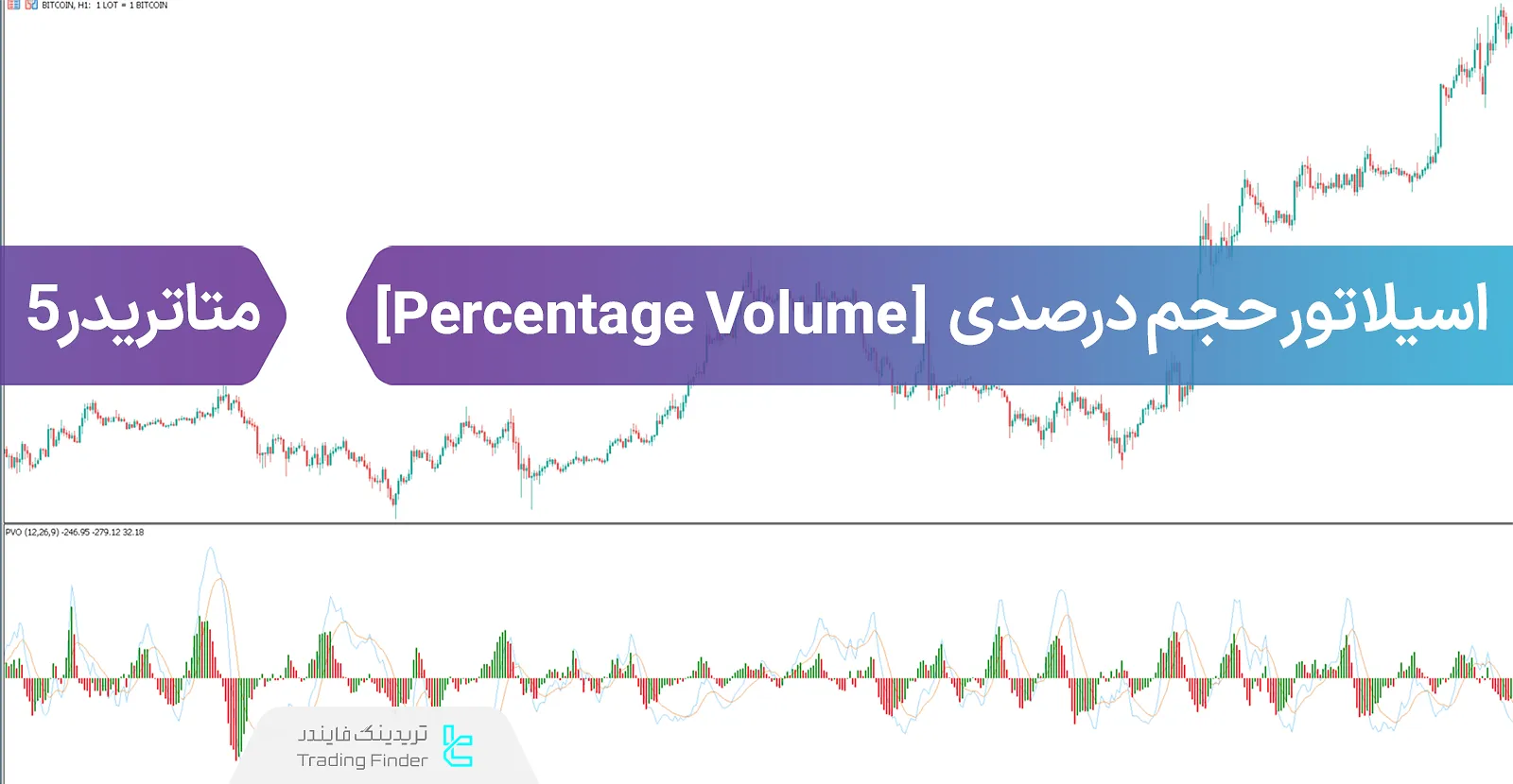 دانلود اسیلاتور حجم درصدی (Percentage Volume) متاتریدر 5 -  رایگان - [تریدینگ فایندر]
