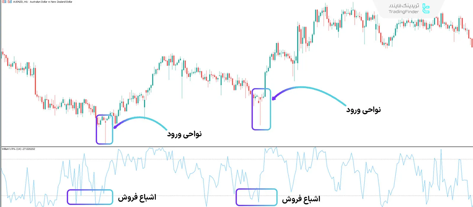 بررسی اندیکاتور در روند صعودی