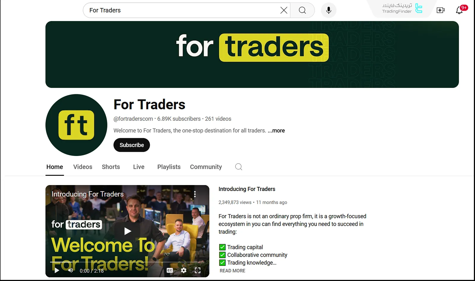 صفحات اجتماعی در فور تریدرز