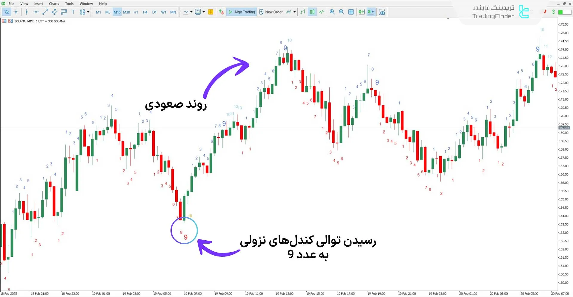 دانلود اندیکاتور توالی TD (TD Sequential) در متاتریدر 5 - [تریدینگ فایندر] 1