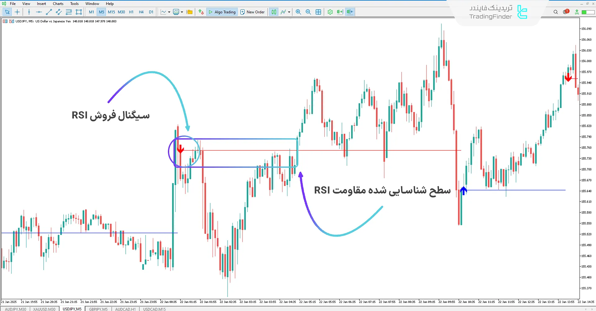 دانلود اندیکاتور سطح اول RSI (First RSI Level) در متاتریدر 5 - رایگان 2