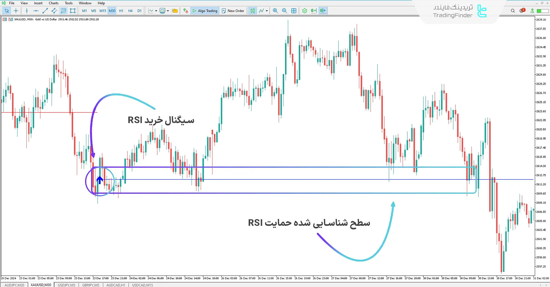 دانلود اندیکاتور سطح اول RSI (First RSI Level) در متاتریدر 5 - رایگان 1
