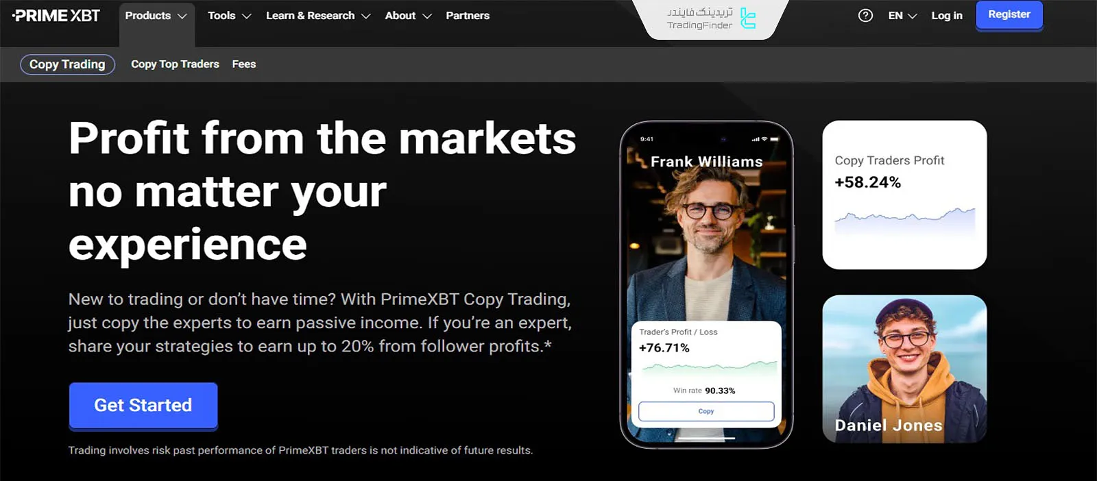 نرم‌افزار کپی تریدینگ ایکس بی تی (PrimeXBT)