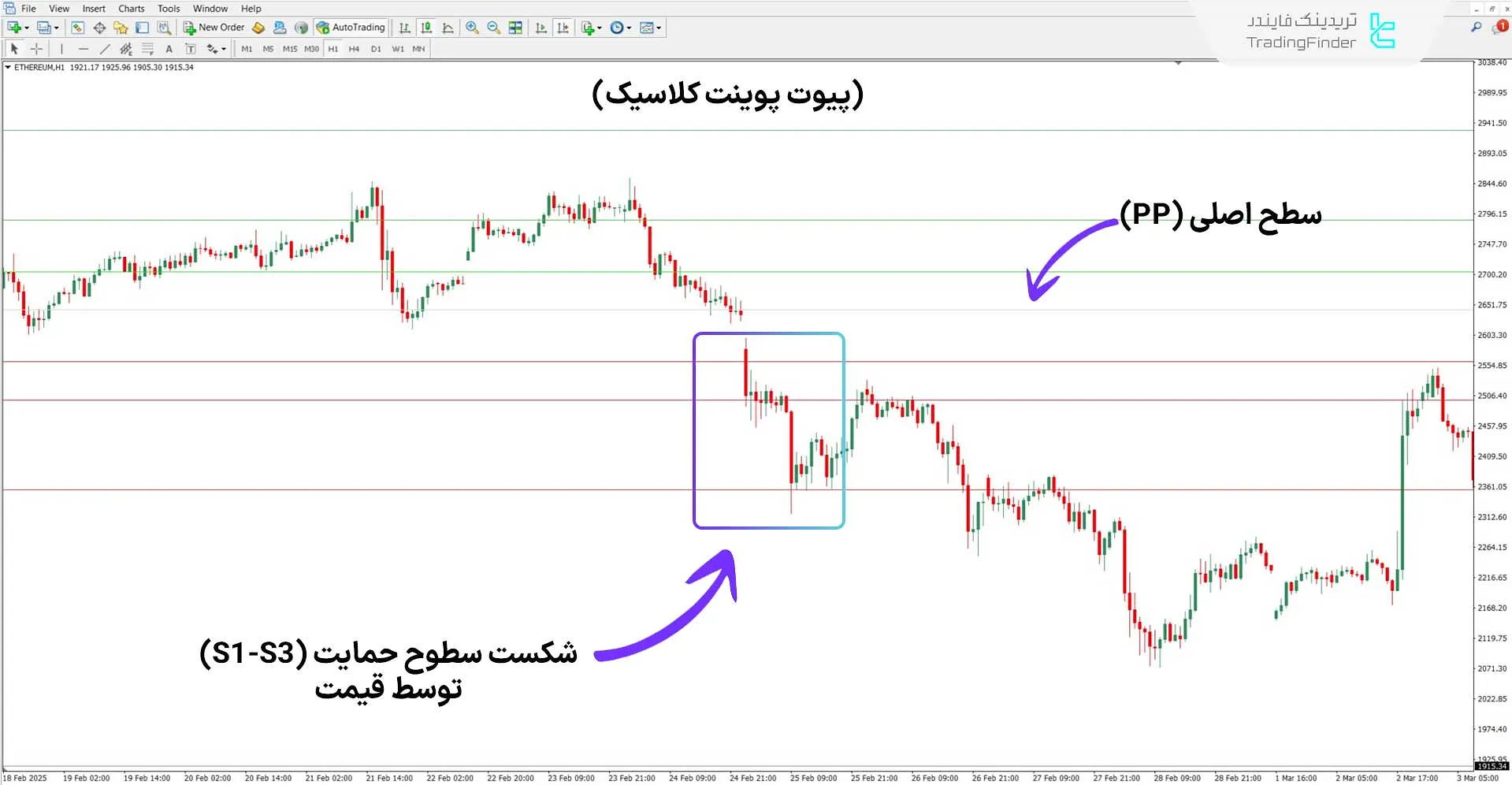 دانلود اندیکاتور تمام نقاط پیوت (All Pivot Points) برای متاتریدر 4 - رایگان 2