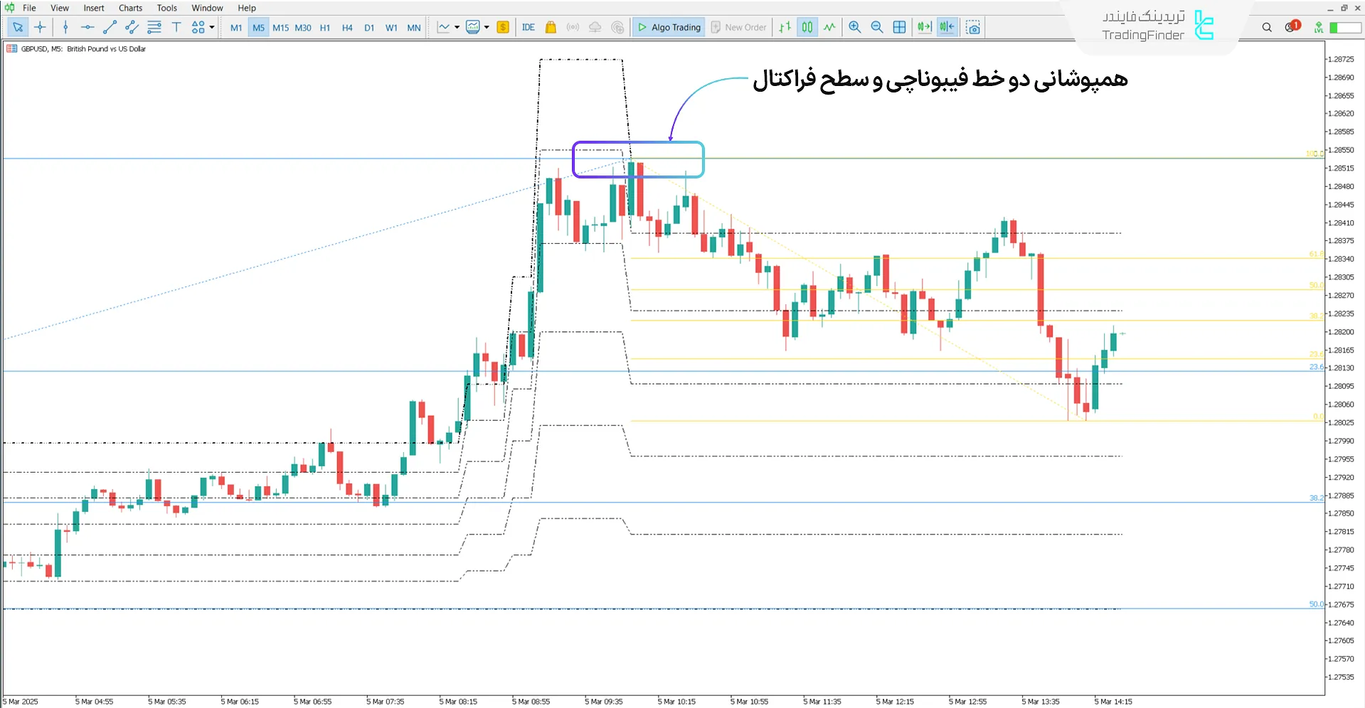 بررسی روند نزولی اندیکاتور Double Fib