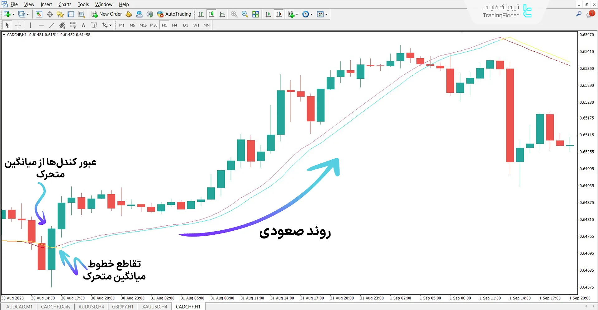 دانلود اندیکاتور خطوط تریگر (Trigger Lines) در متاتریدر 4 – رایگان 1