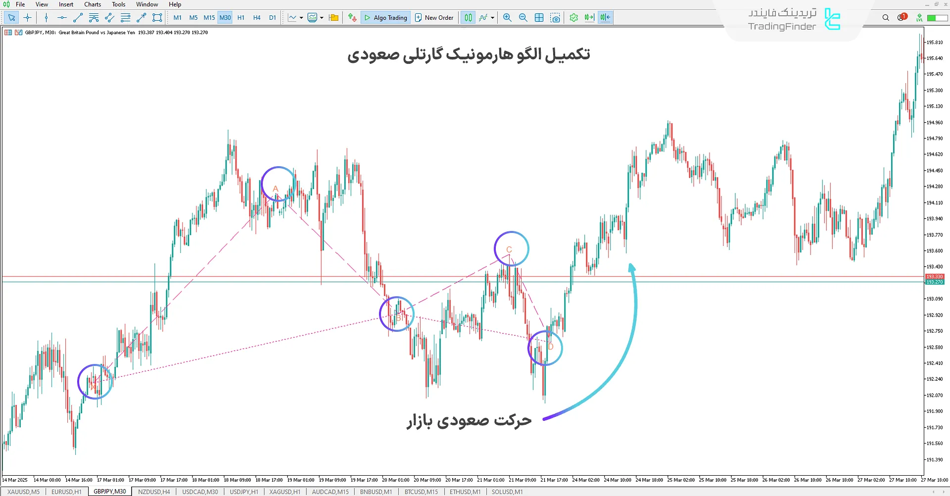 اندیکاتور الگو هارمونیک گارتلی متاتریدر 5 – دانلود رایگان 1