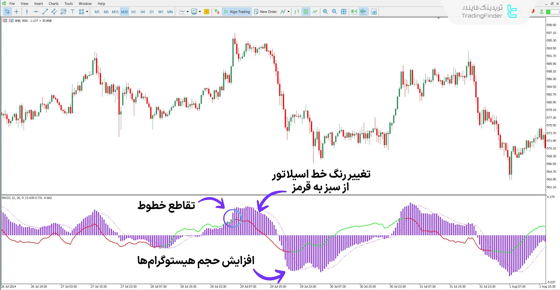 دانلود اسیلاتور مکدی و شاخص قدرت نسبی (MACD RSI) برای متاتریدر 5 - رایگان 2