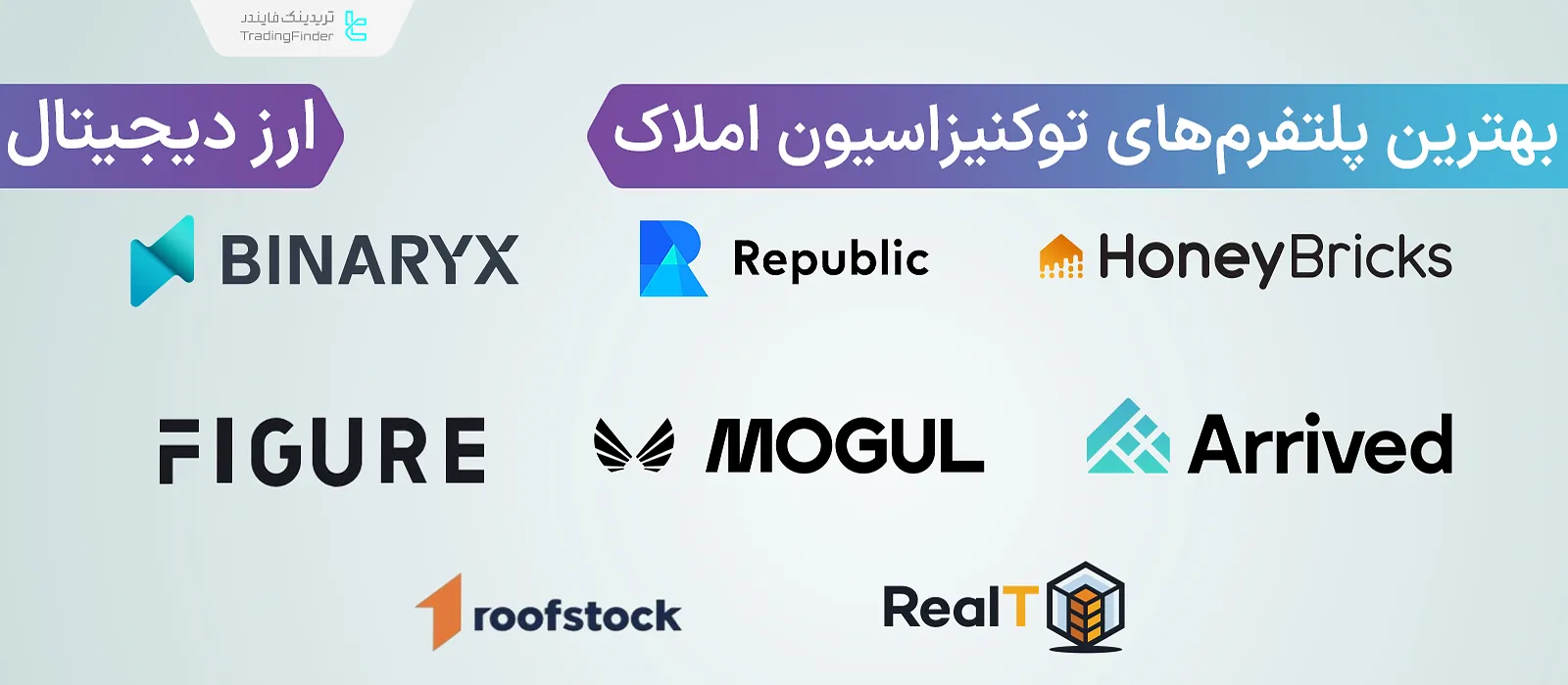 بهترین پلتفرم‌های توکنیزاسیون املاک [BinaryX, Republic, HoneyBricks]