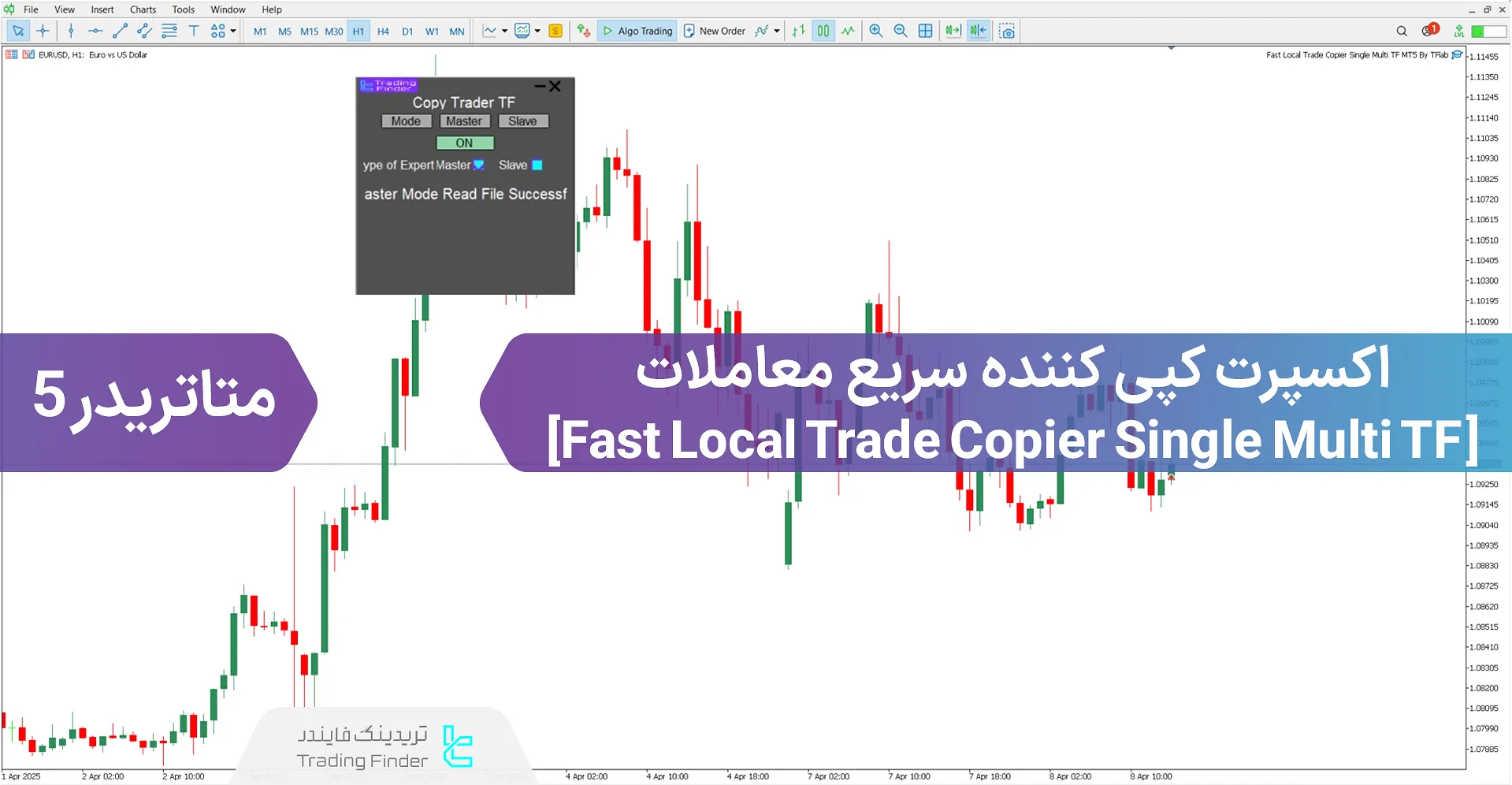 دانلود اکسپرت کپی کننده سریع معاملات (Trade Copier) برای متاتریدر 5 - رایگان - [تریدینگ فایندر]