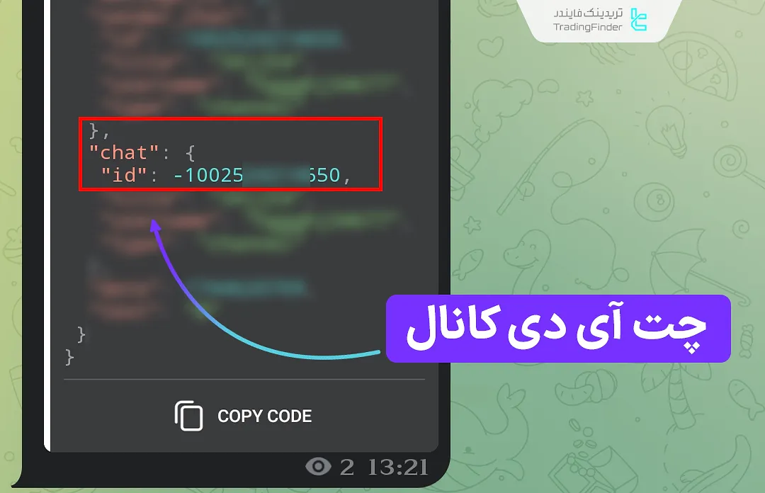 دریافت شناسه عددی کانال تلگرام