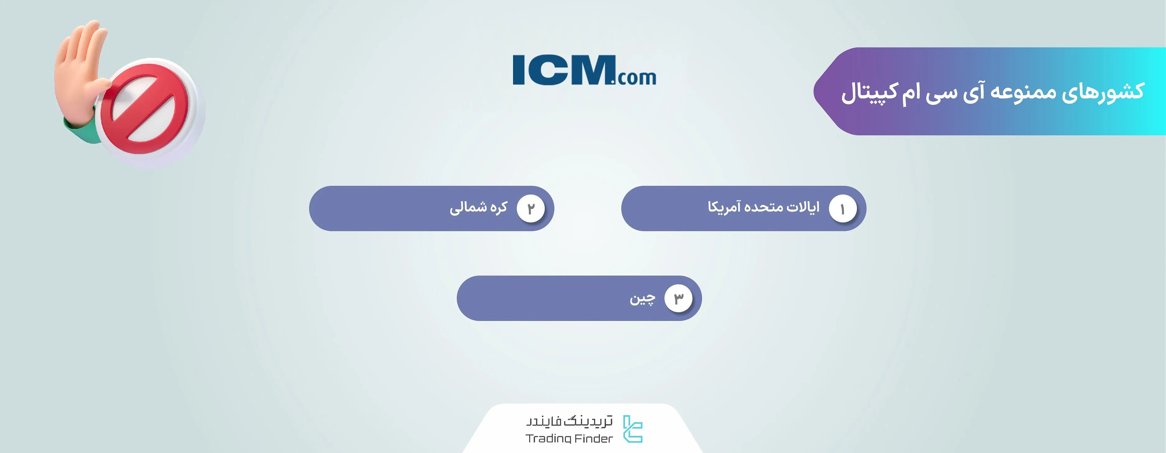 کشورهای ممنوعه آی سی ام کپیتال