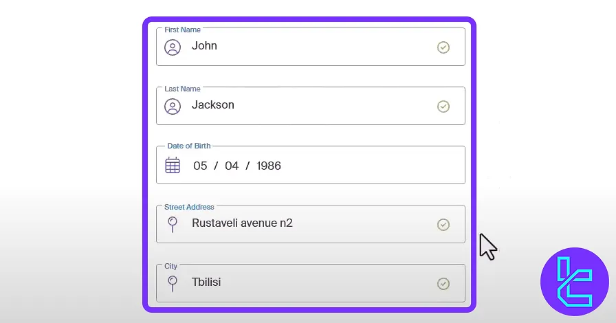 تکمیل فرم ثبت نام
