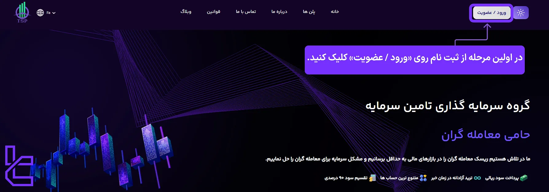 ثبت نام در پراپ تامین سرمایه