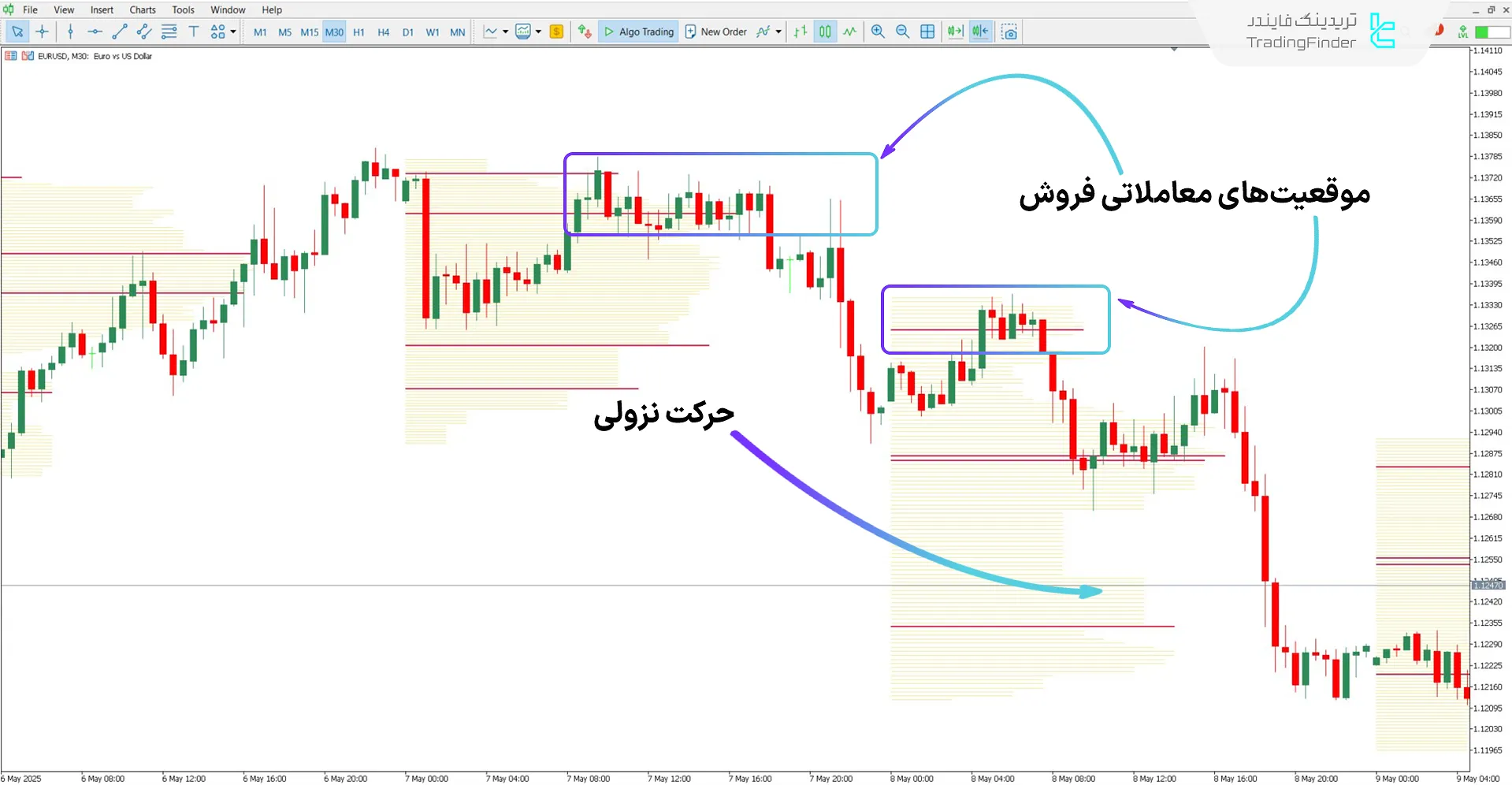 دانلود اندیکاتور ولوم TPO (TPO Volume Insights) برای متاتریدر 5 - رایگان 2