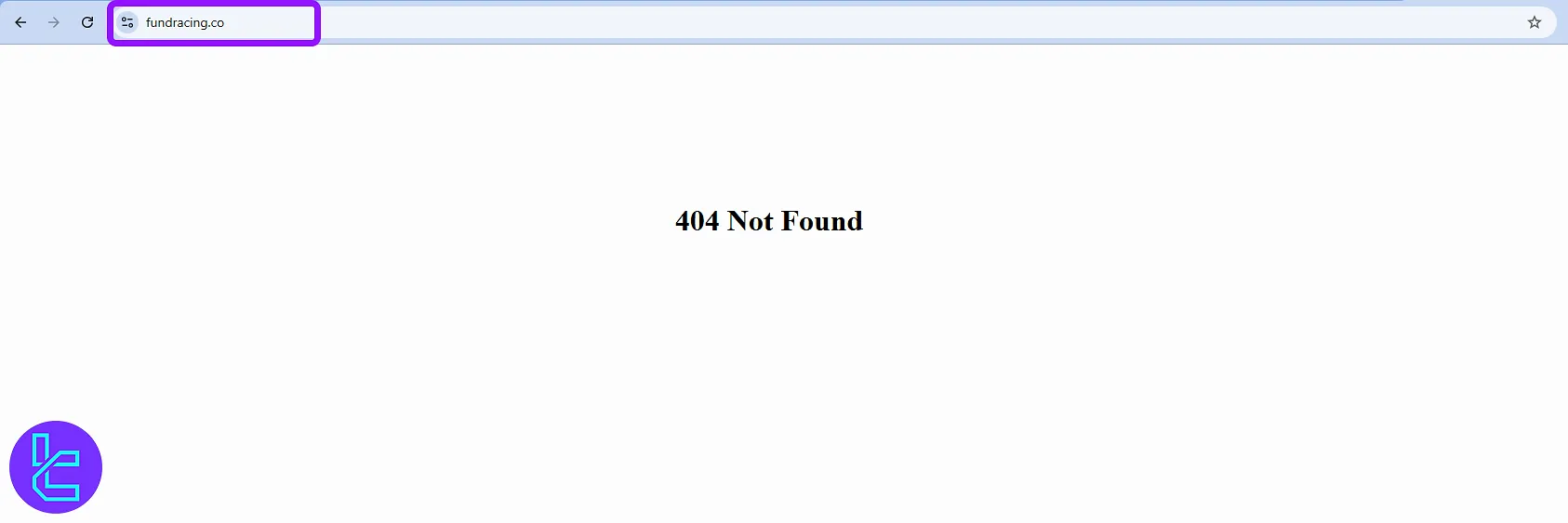 عدم فعالیت سایت FundRacing