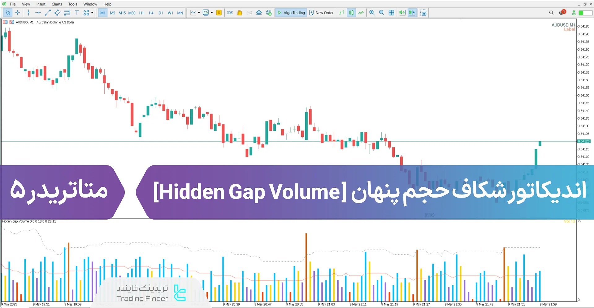 دانلود اندیکاتور شکاف حجم پنهان (Hidden Gap Volume) متاتریدر 5 - رایگان