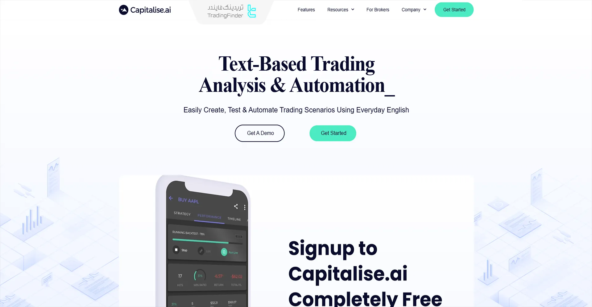 ربات ترید هوش مصنوعی Capitalise.ai