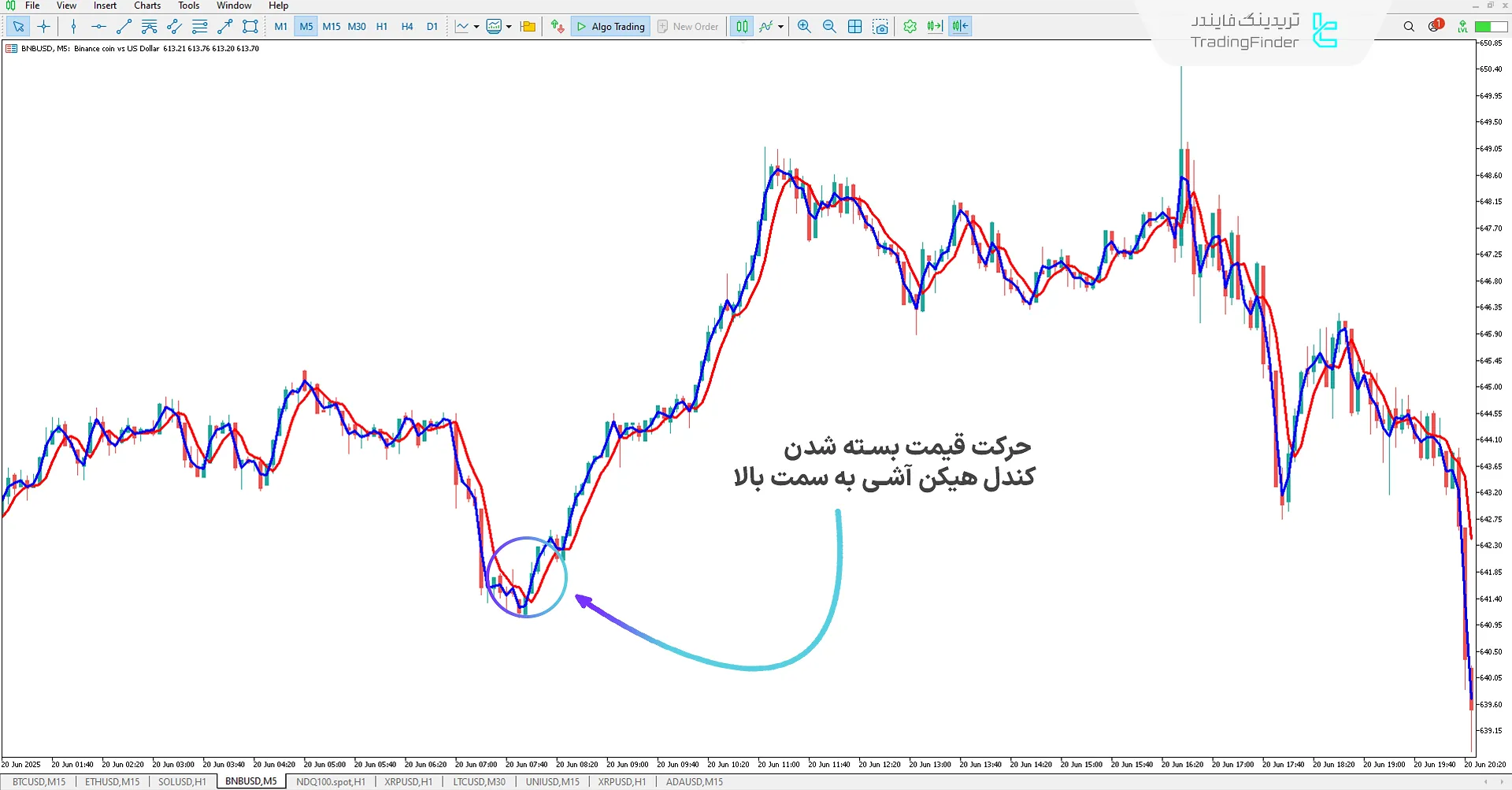 دانلود اندیکاتور هیکن آشی واقعی (Heiken Ashi Real) در متاتریدر 5 1