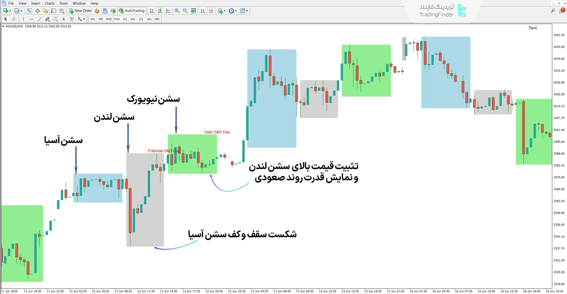 دانلود اندیکاتور جستوجو و نابودی در پروفایل روزانه ICT متاتریدر 4 1