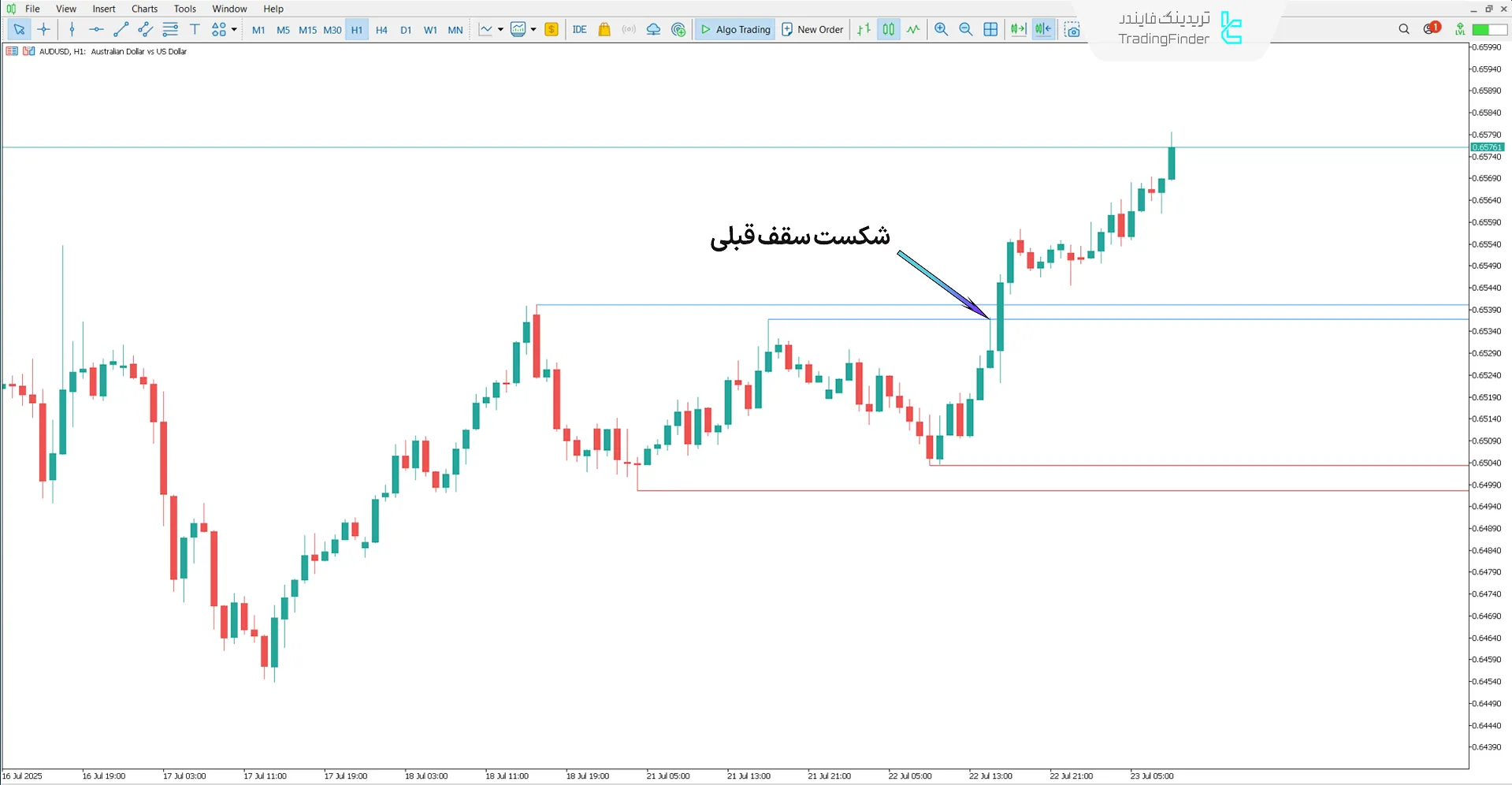 دانلود اندیکاتور سقف و کف قبلی (Previous Highs and Lows) متاتریدر 5 - [تریدینگ فایندر] 1