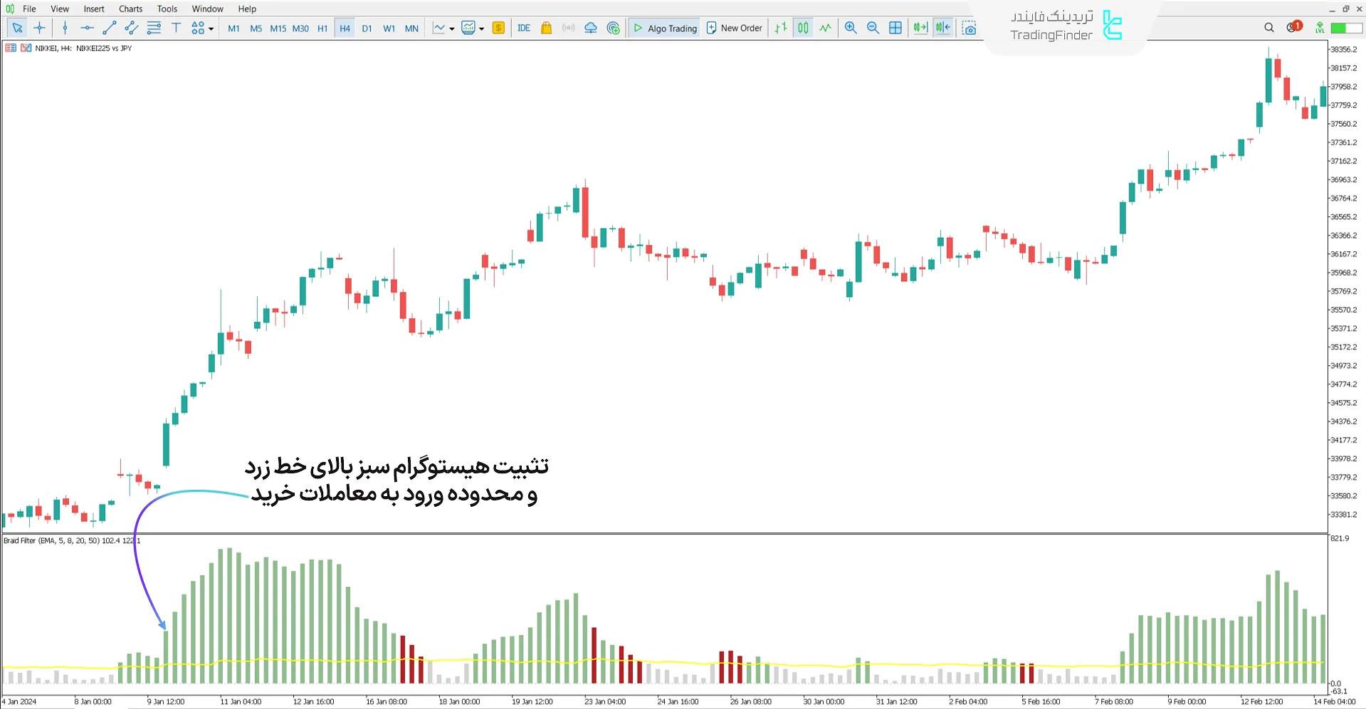 دانلود اندیکاتور Braid Filter در متاتریدر 5 - [تریدینگ فایندر]  1