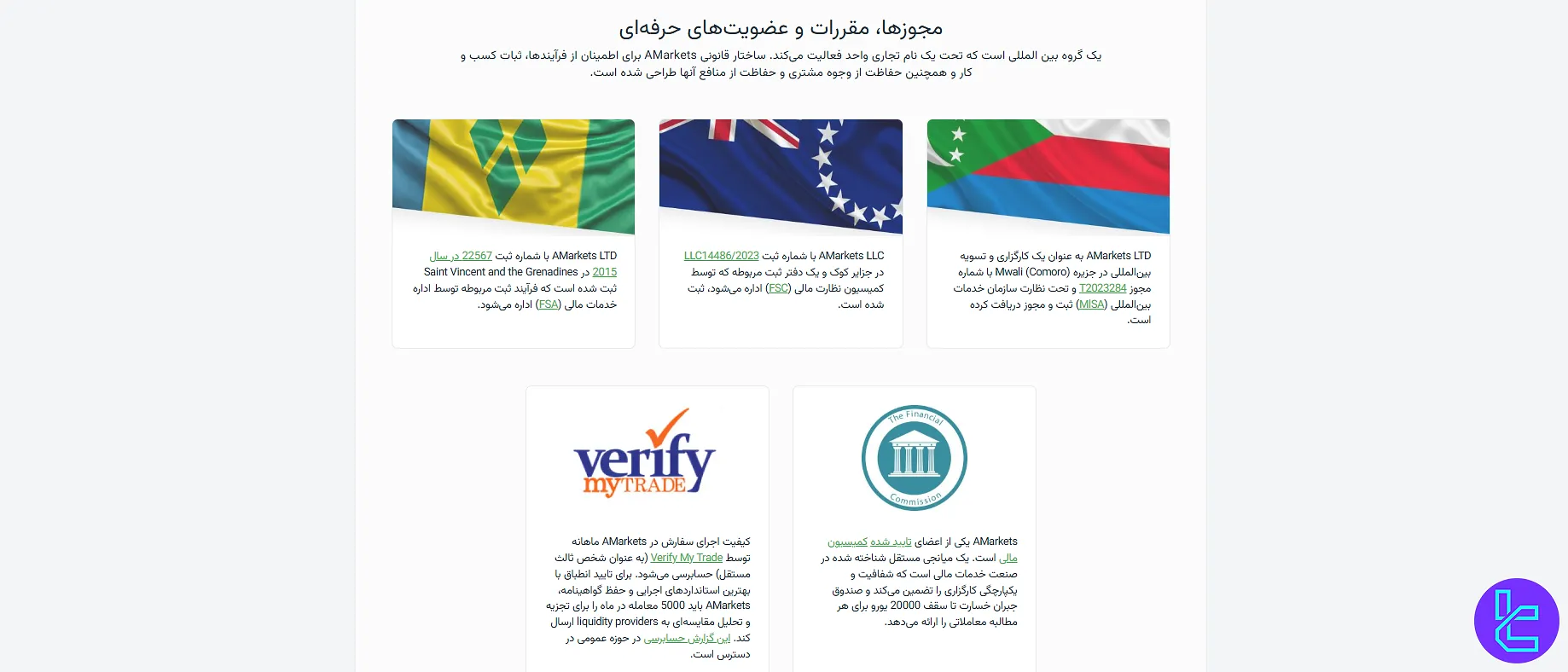 مجوزهای آمارکتس