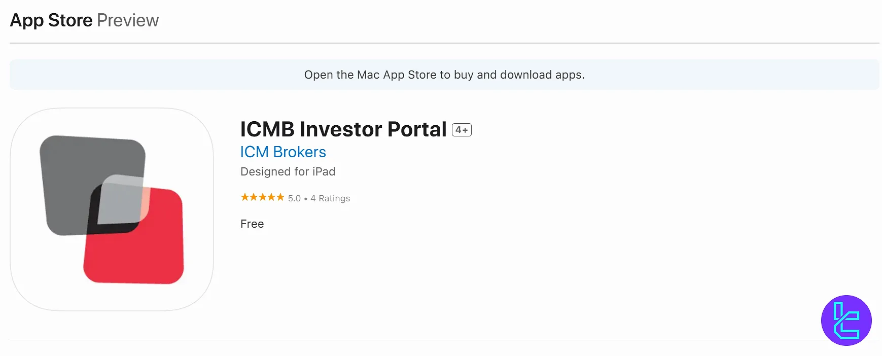 آی سی ام بروکرز روی اپ استور