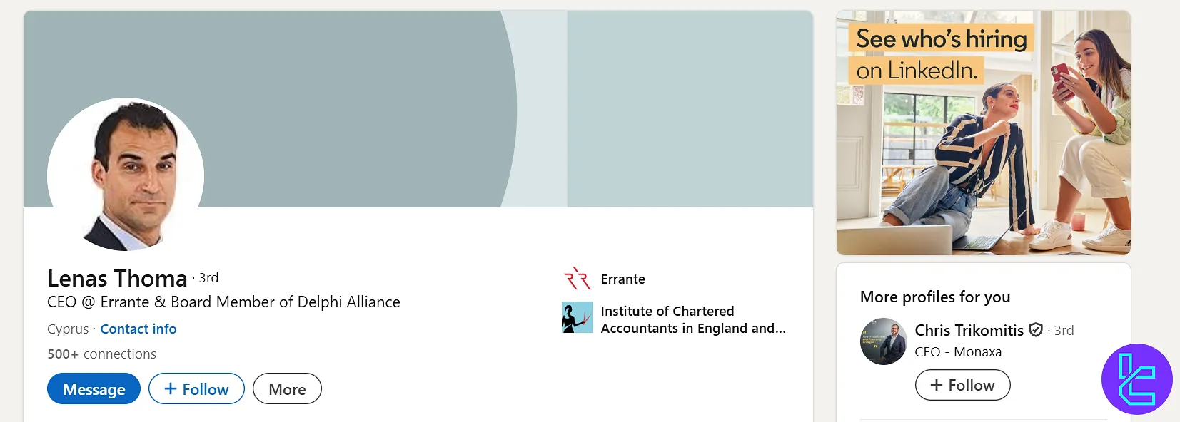 مدیرعامل بروکر ارانته