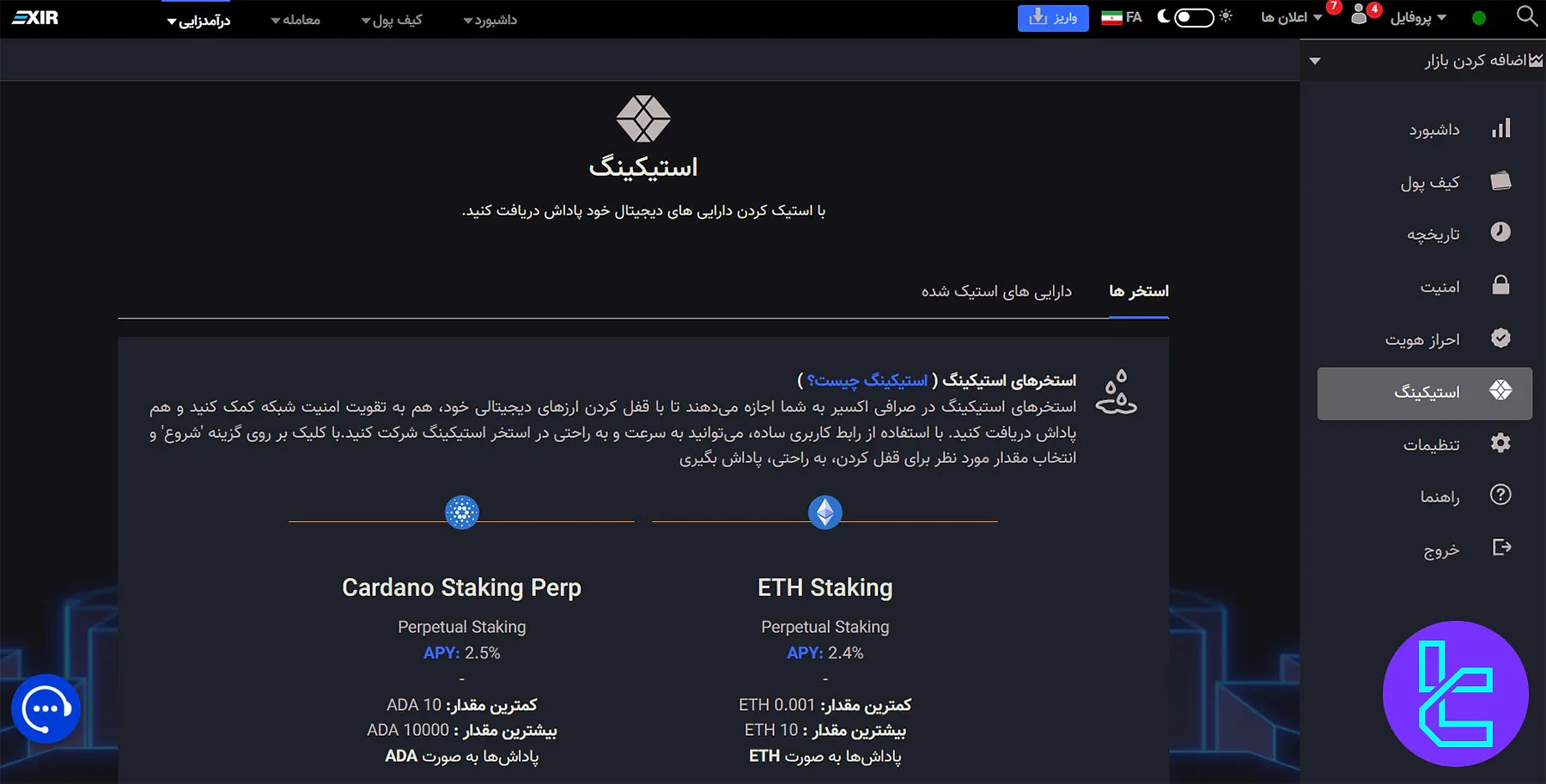 سرویس استیکینگ اکسیر