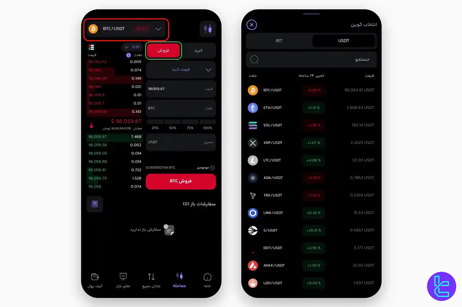 فروش ارز در صرافی اوکی اکس