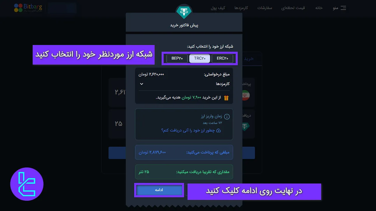 شبکه ارز بیت برگ