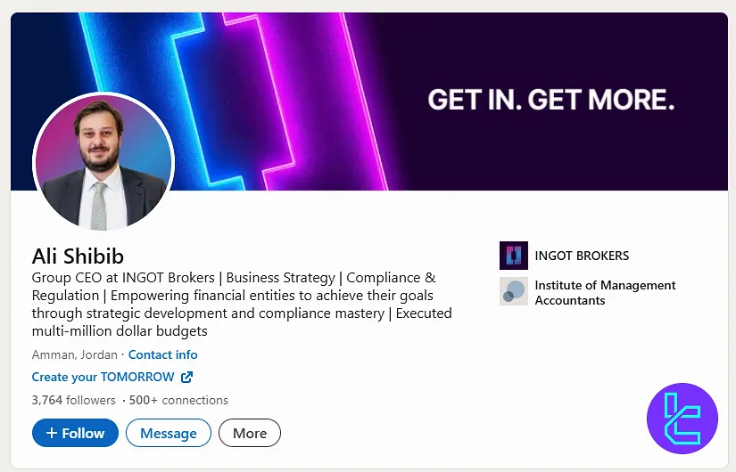 مدیرعامل بروکر اینگات