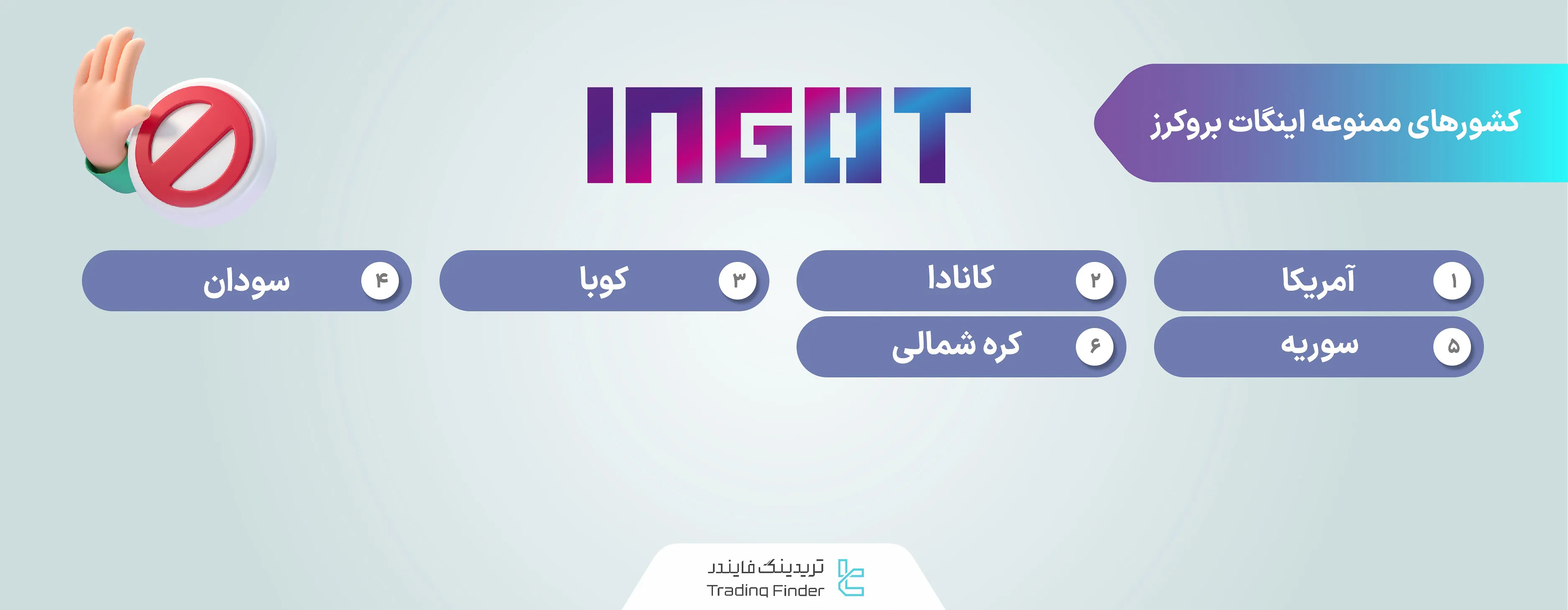 کشورهای ممنوعه بروکر اینگات