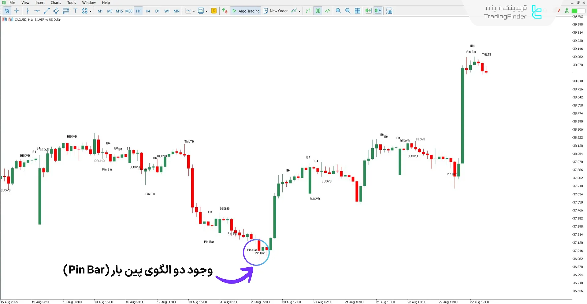 دانلود اندیکاتور James16 Patterns برای متاتریدر 5 - رایگان – [تریدینگ فایندر] 1