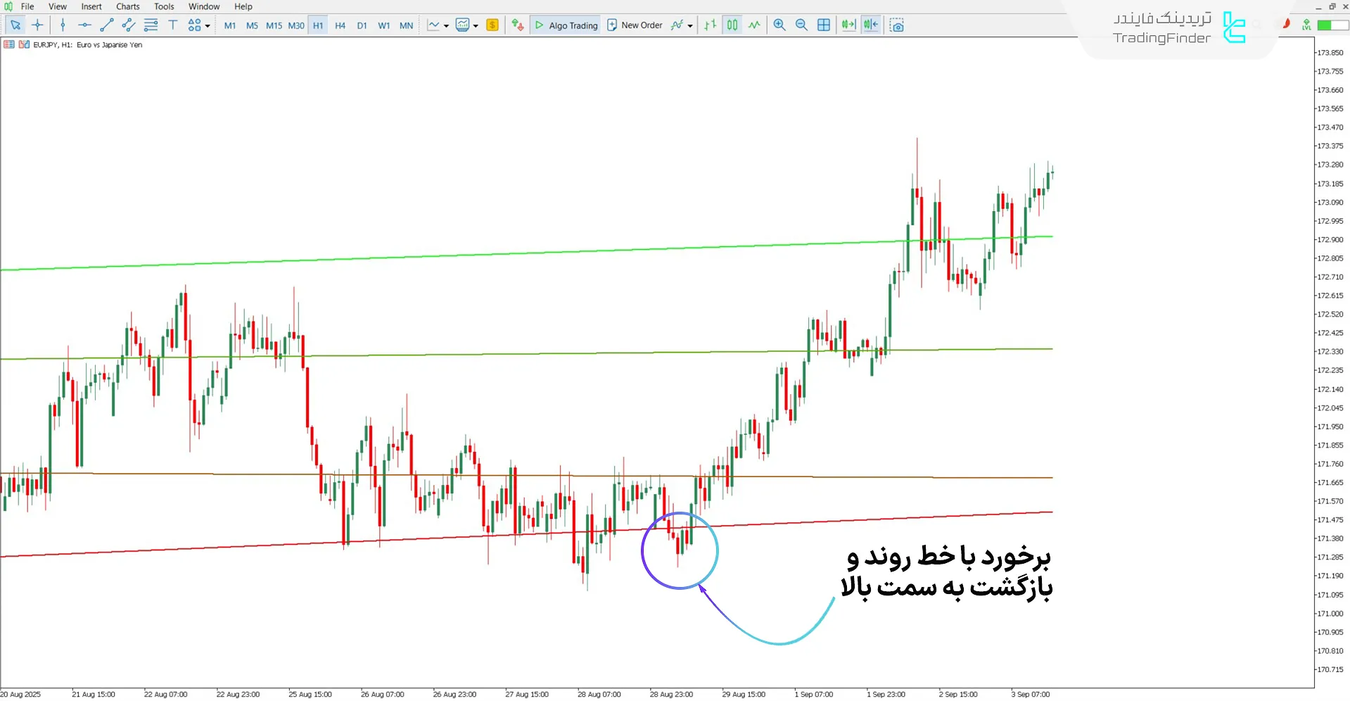 دانلود اندیکاتور خوشهبندی خطوط مبتنی بر یادگیری ماشین برای متاتریدر 5 - رایگان 1