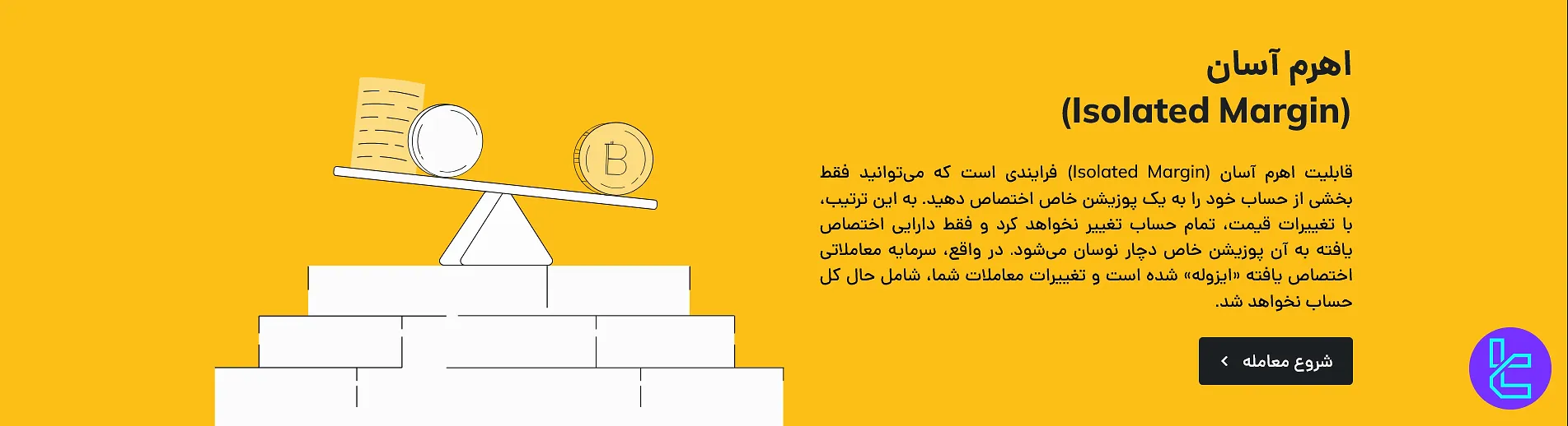اهرم آسان در معاملات تعهدی صرافی رمزینکس