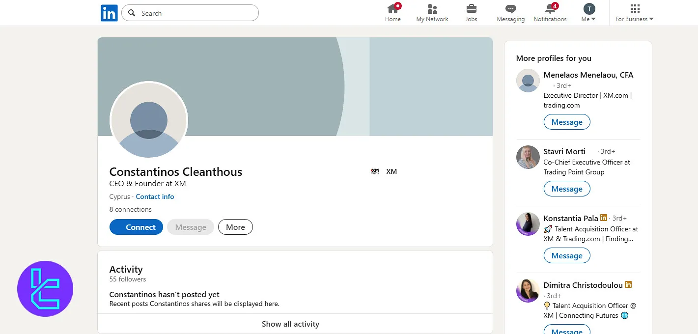 مدیرعامل و موسس XM
