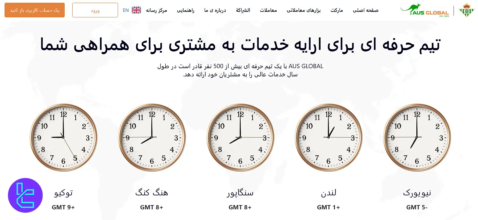 پشتیبانی ای یو اس گلوبال