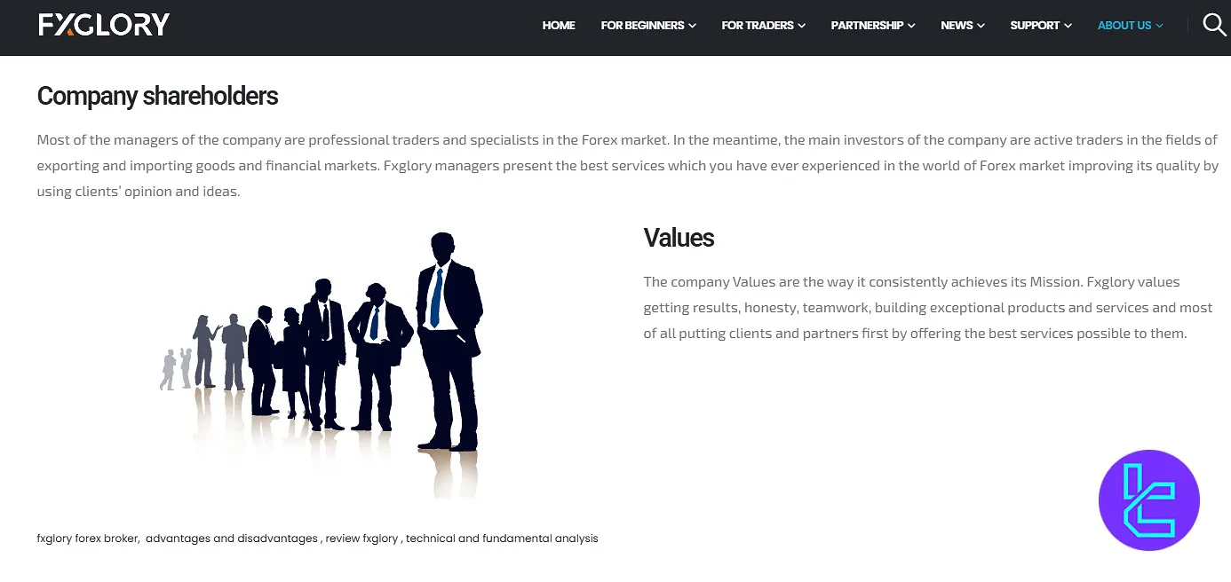 مدیرعامل اف ایکس گلوری