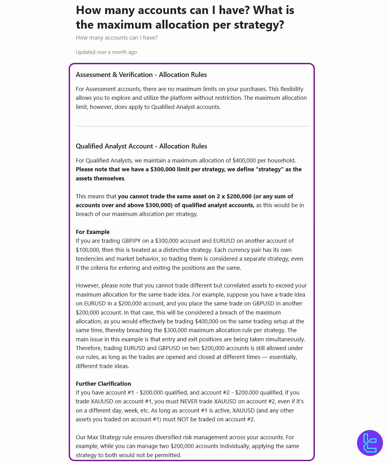 تعداد حساب‌های مجاز آلفا کپیتال گروپ
