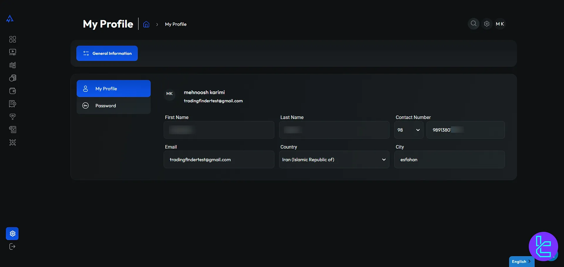 داشبورد آلفا کپیتال گروپ