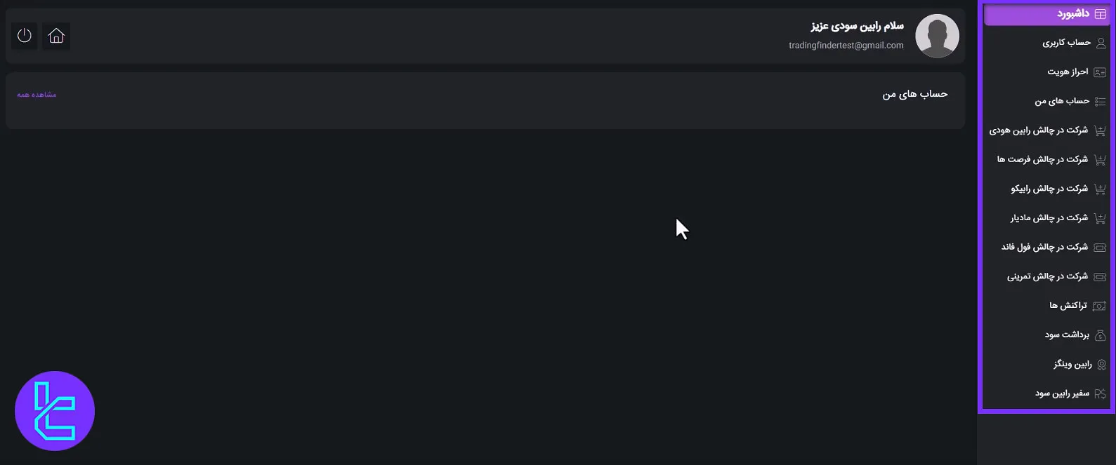 داشبورد رابین سود