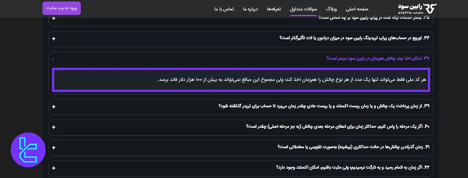 چالش‌های همزمان رابین سود