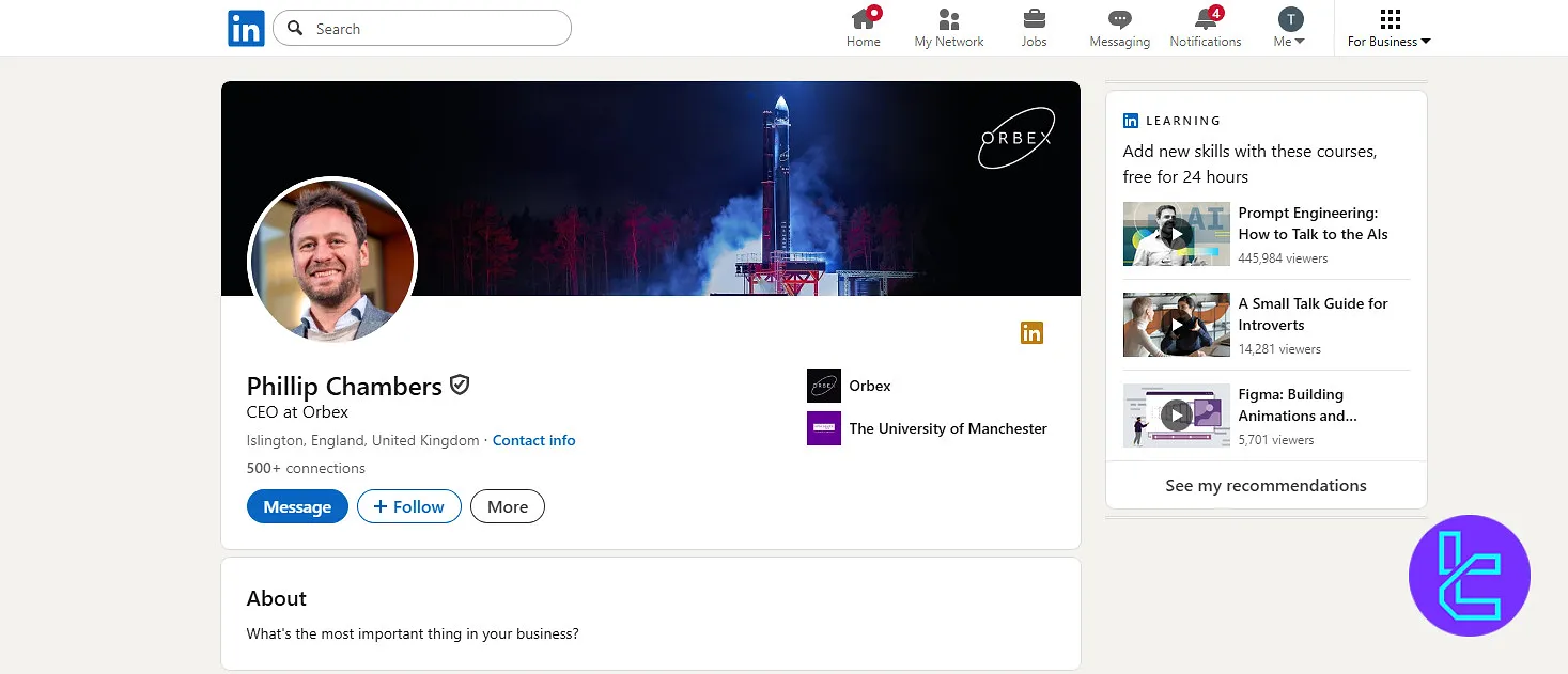 مدیرعامل Orbex