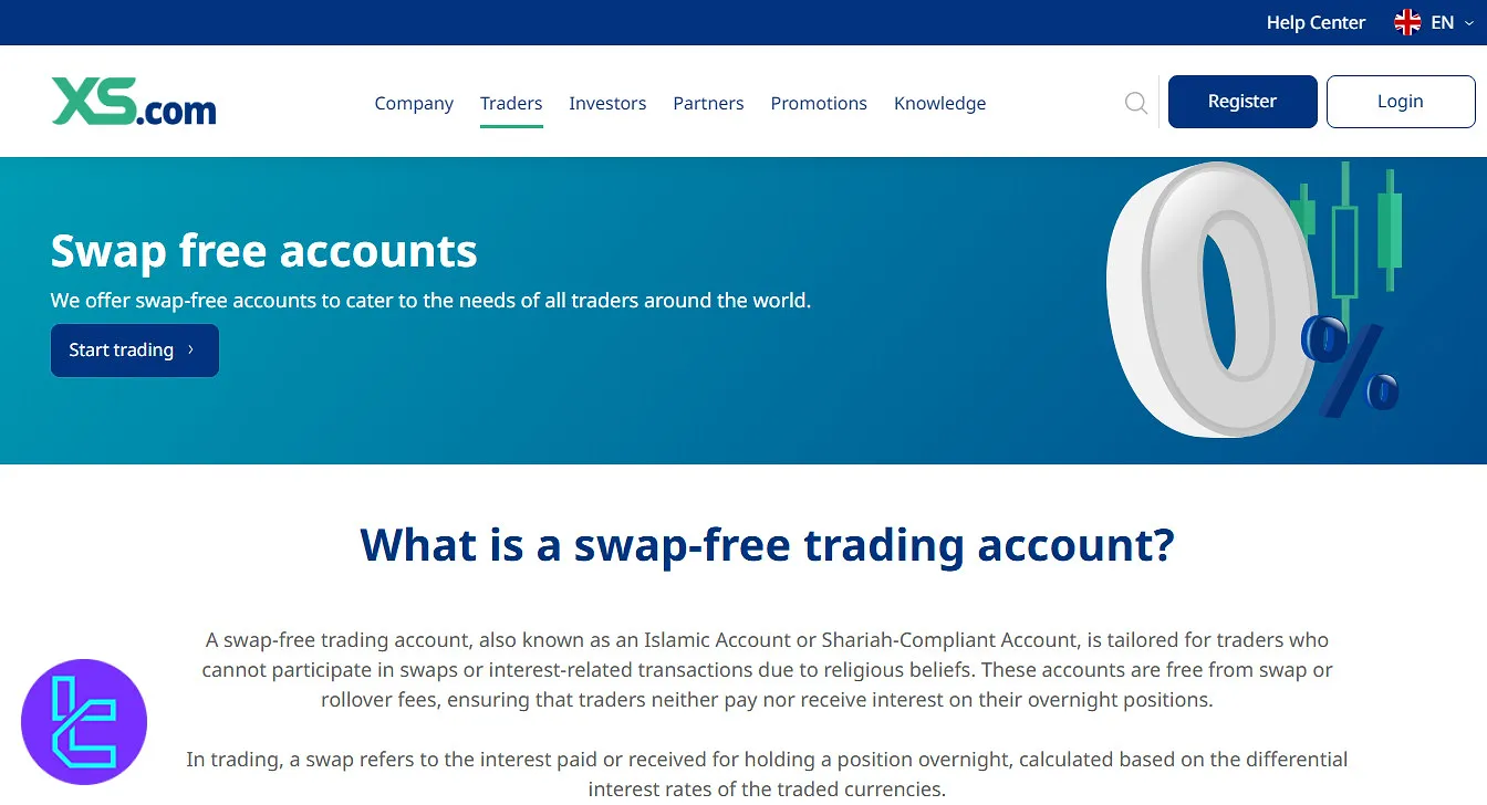 حساب اسلامی ایکس اس XS