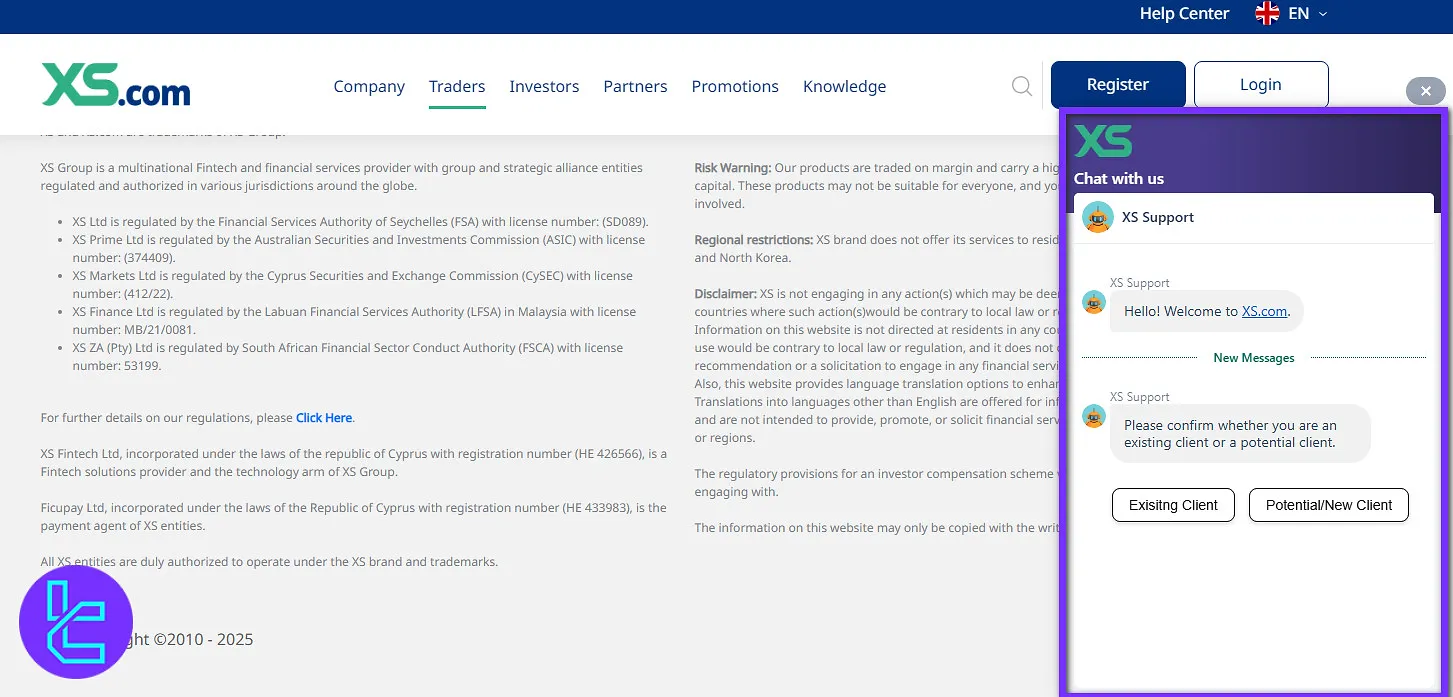 چت آنلاین ایکس اس