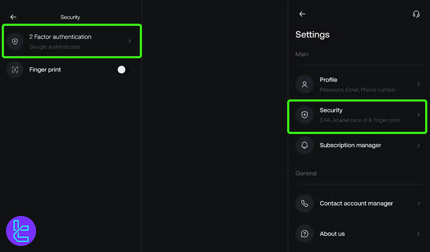 رمز ۲ مرحله‌ای اوپو فایننس در تایید اعتبار آن