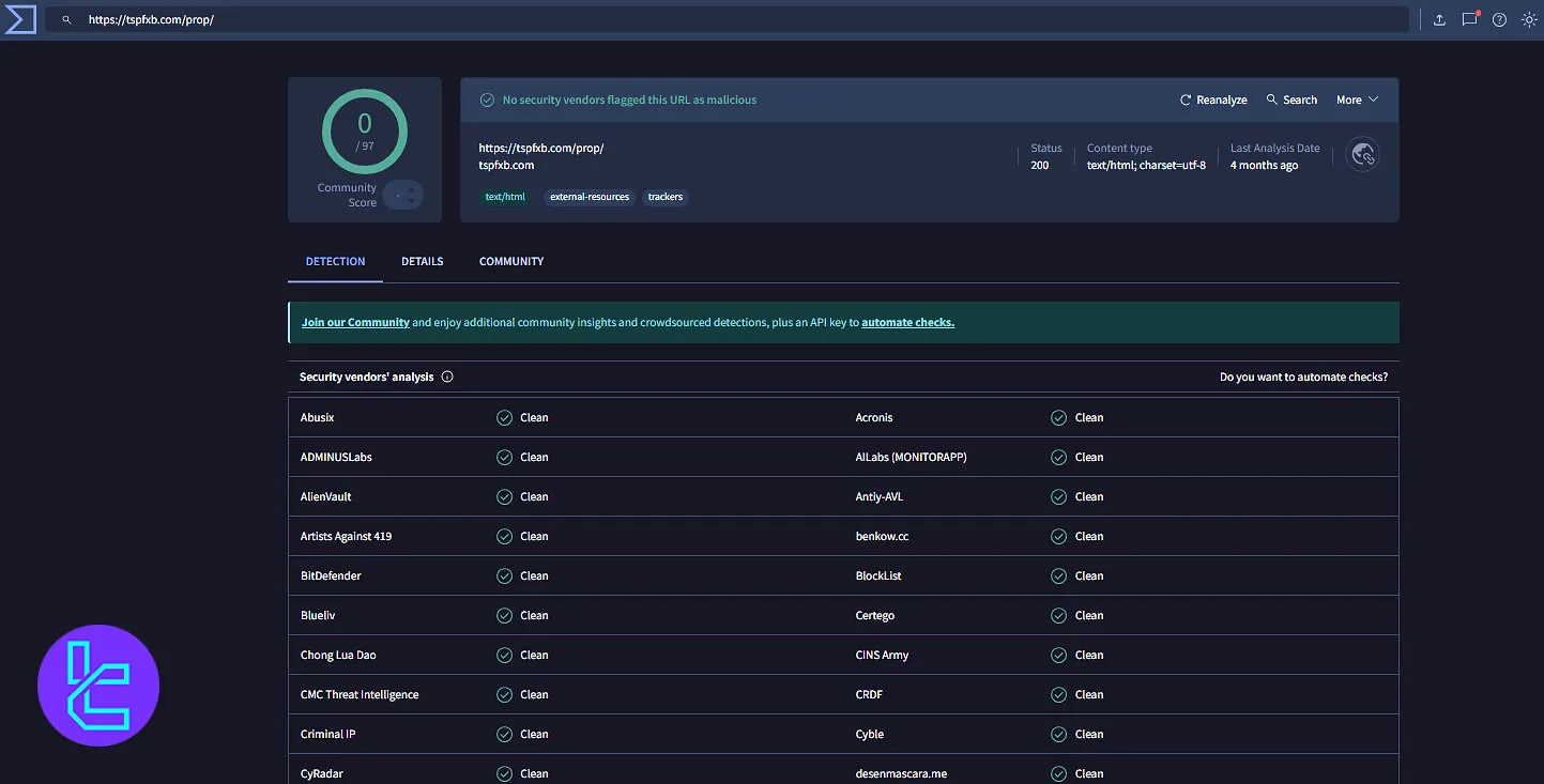 بررسی تامین سرمایه در VirusTotal