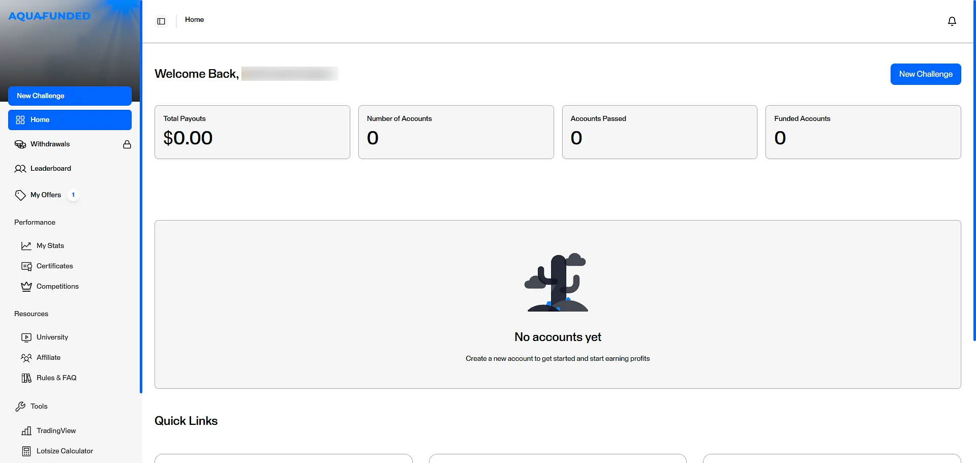 داشبورد آکوا فاندد